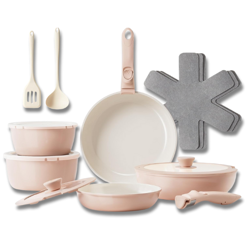 ProChefSet® - Batterie de Cuisine Indestructible en Acier Inoxydable Antiadhésive 29 FR2