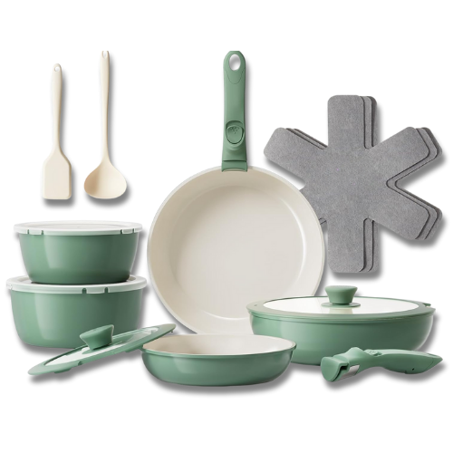 ProChefSet® - Batterie de Cuisine Indestructible en Acier Inoxydable Antiadhésive 29 FR2