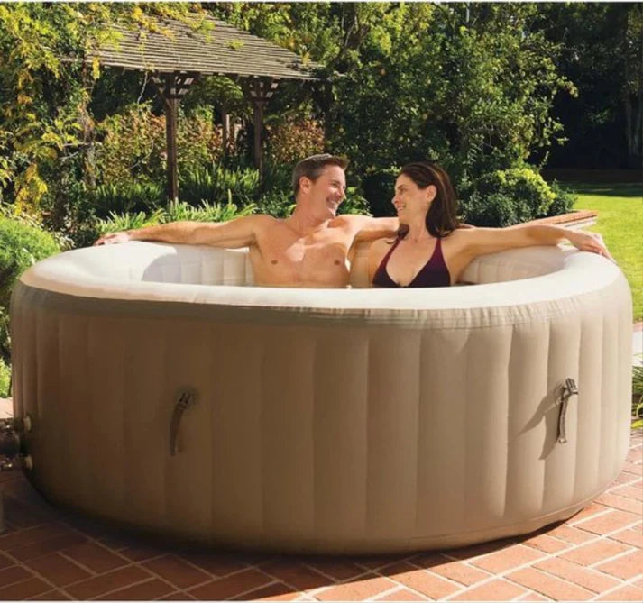 GO SPA® Coleman STR - Jacuzzi avec éclairage LED d'ambiance et jets massants à bulles