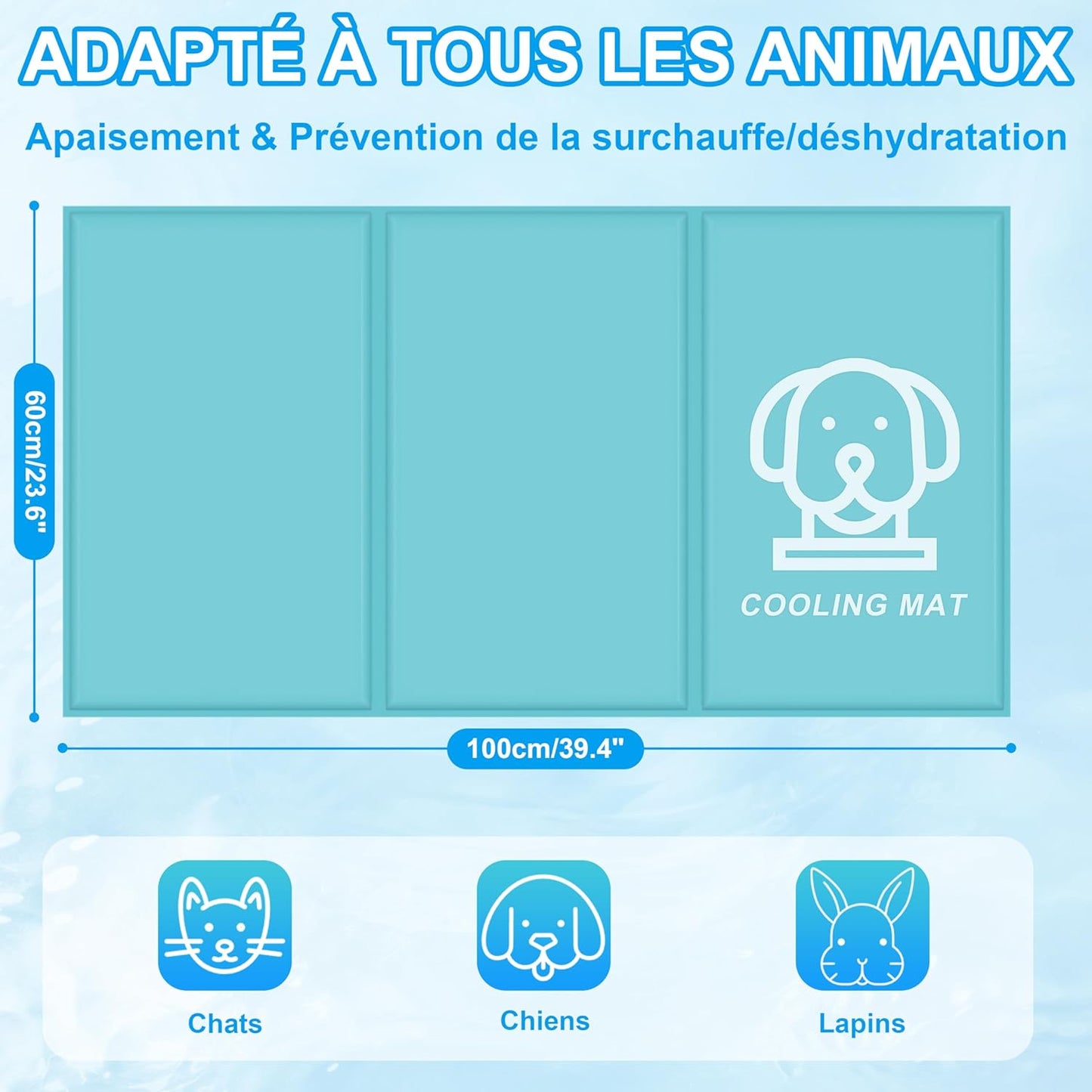 DogFreeeze® - Tapis rafraîchissant pour chien