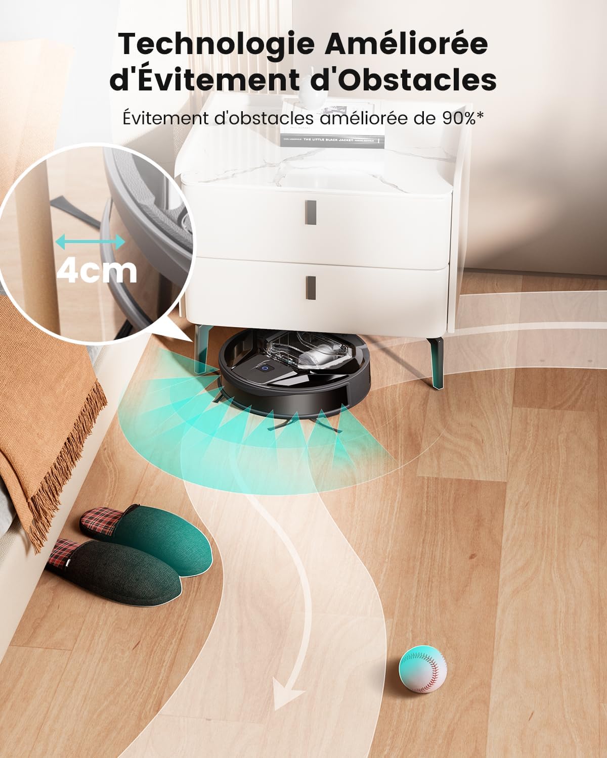 RobotClean® - L'Aspirateur Robot Ultra-Puissant qui Élimine 100% des Poils d'Animaux et Poussières