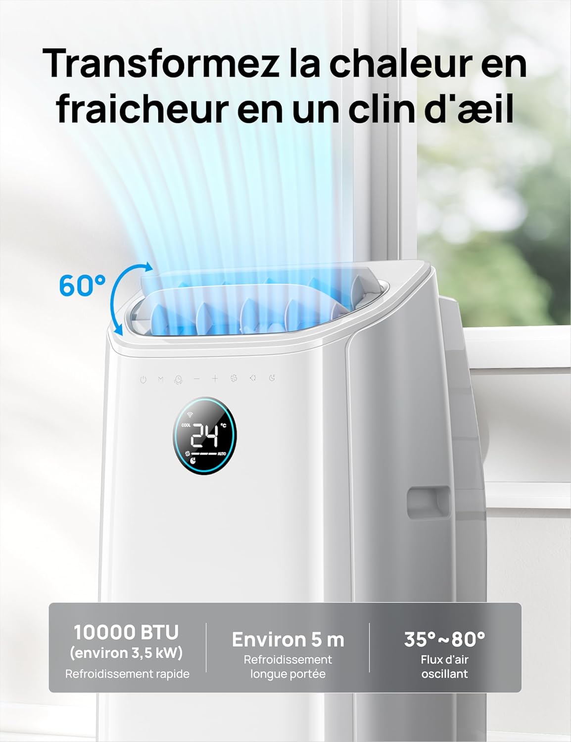 AirPure® - Climatiseur Portable 3-en-1
