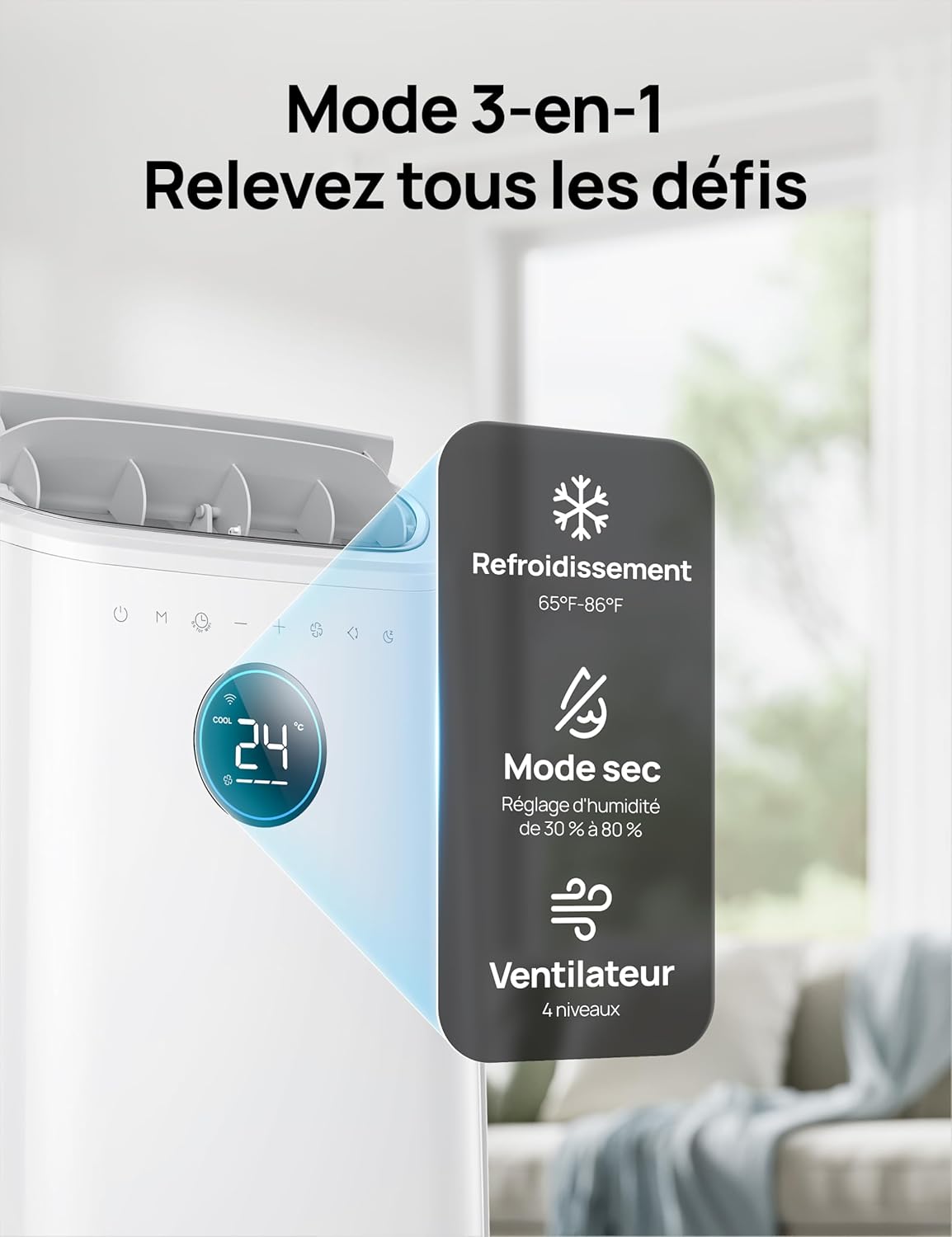 AirPure® - Climatiseur Portable 3-en-1