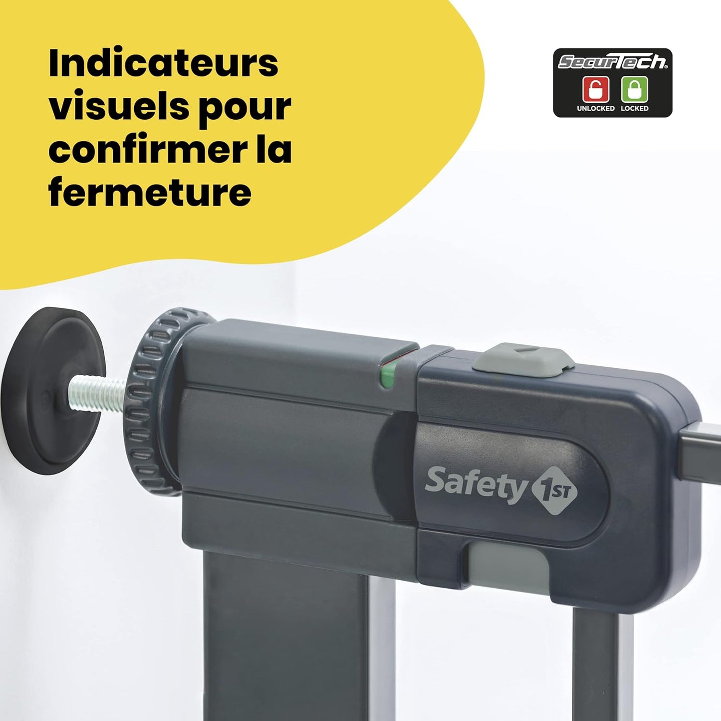 SafeOne® - La Barrière de Sécurité à Pression pour Enfants et Animaux qui se Monte en 60 Secondes