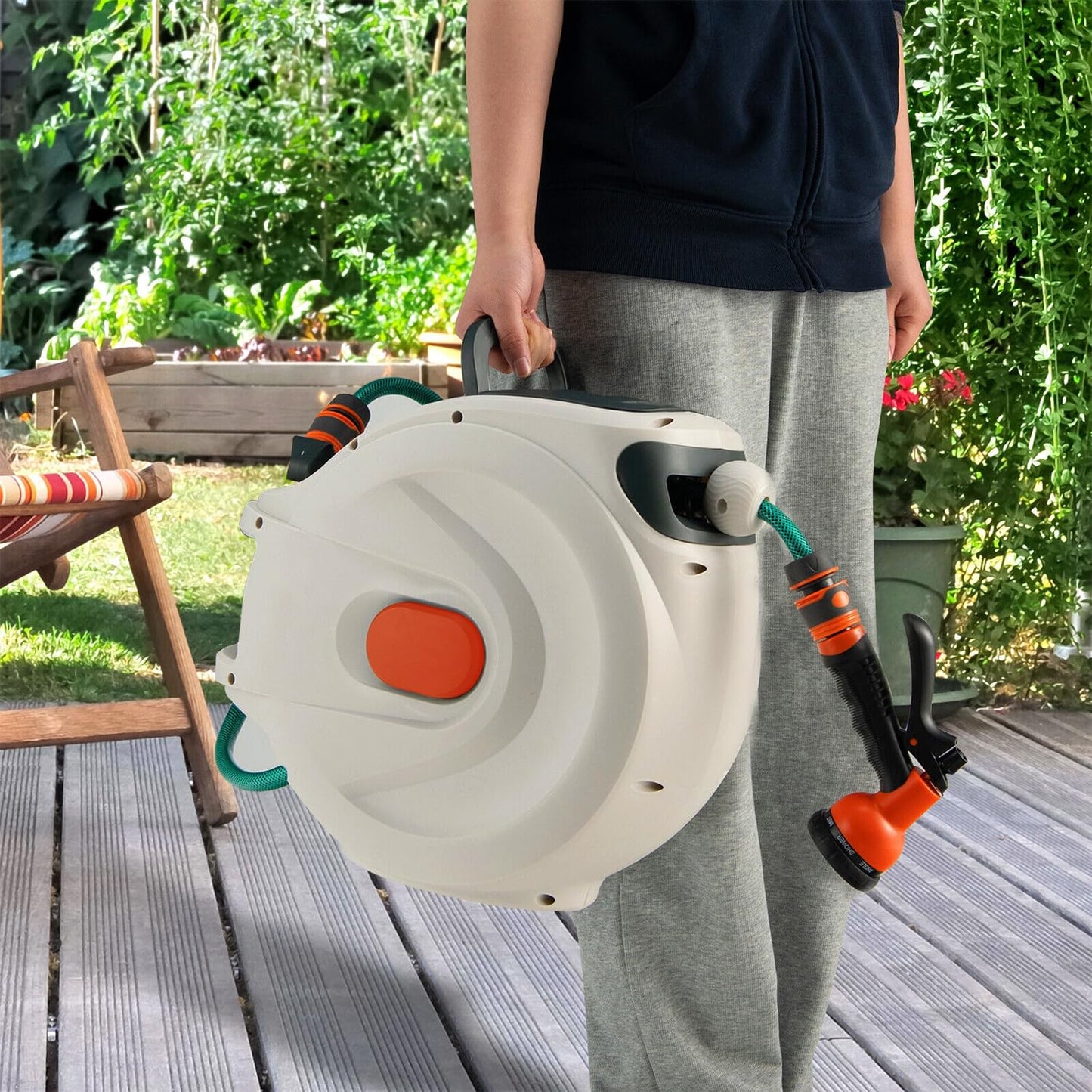 HydroJet® - Tuyau rétractable de 40m