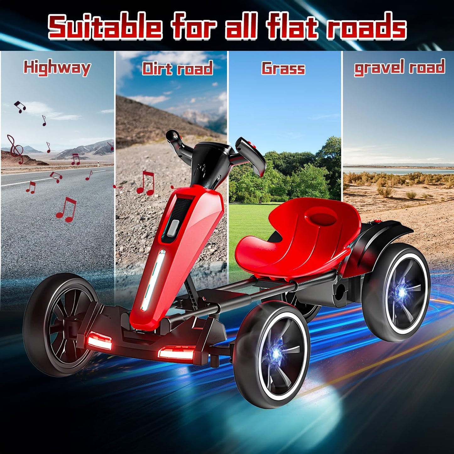 My Kart® - Go-Kart Électrique Pliable 6V pour Enfants 🌎