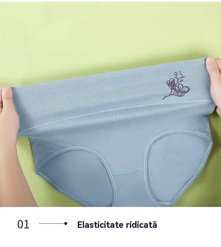 FitOk® - Culotte taille haute en pur coton avec rehaussement des hanches, grandes tailles 【Achetez-en 1 et obtenez-en 5 gratuits】