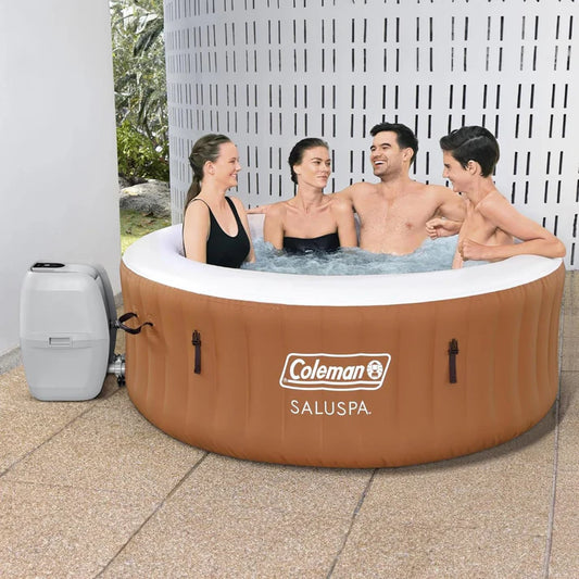 GO SPA® Coleman - Jacuzzi avec éclairage LED d'ambiance et jets massants à bulles