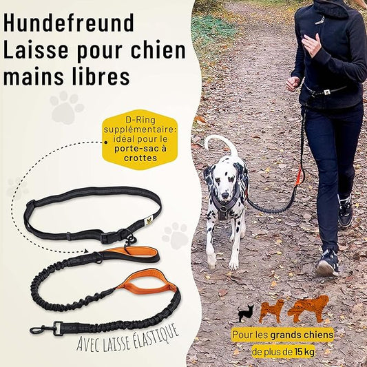 Woof Free® - La Laisse Mains Libres !