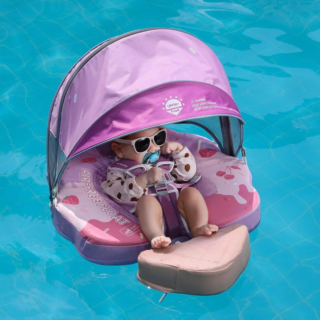 BabySun® - Flotteur de Natation pour Bébé Avec Baldaquin
