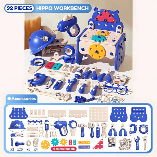 BravoBaby® - Le kit d'outils jouets Montessori (92 pièces)