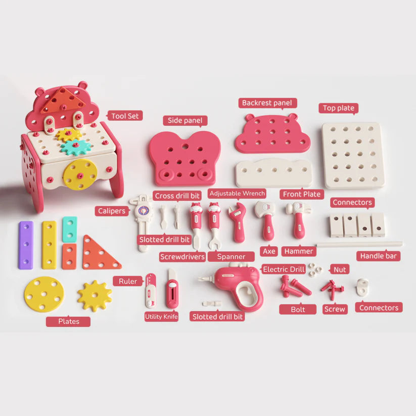 BravoBaby® - Le kit d'outils jouets Montessori (92 pièces)
