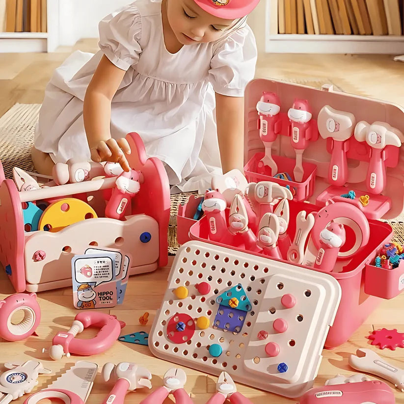 BravoBaby® - Le kit d'outils jouets Montessori (92 pièces)