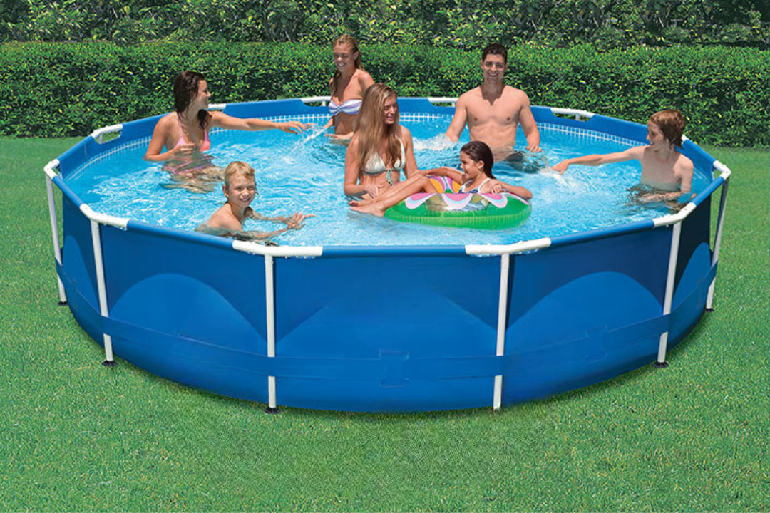 SplashPool® - piscine metal frame ronde tubulaire