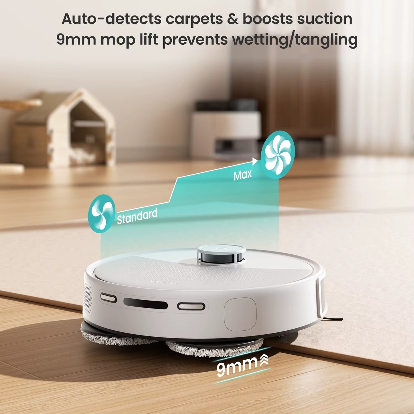 RobotClean® - L'Aspirateur Robot Ultra-Puissant qui Élimine 100% des Poils d'Animaux et Poussières 2FR