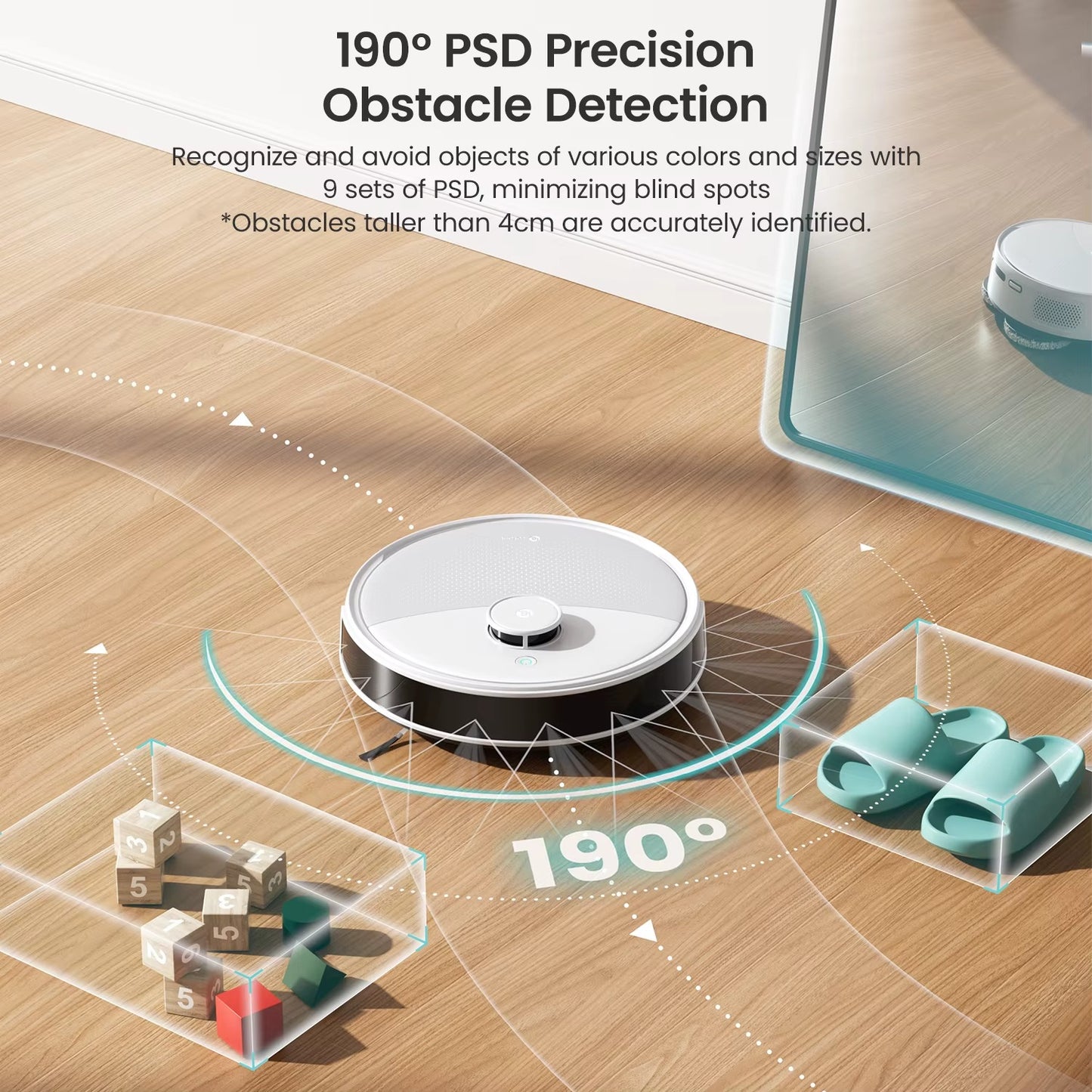 RobotClean® - L'Aspirateur Robot Ultra-Puissant qui Élimine 100% des Poils d'Animaux et Poussières 2FR