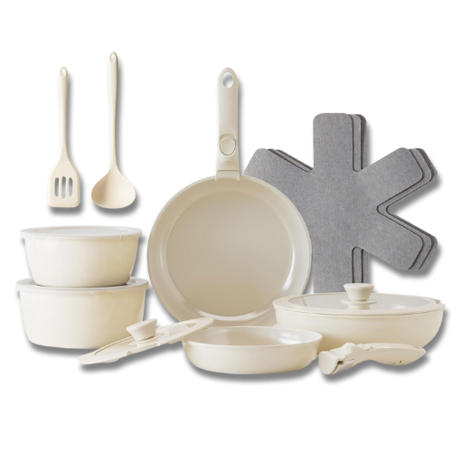 ProChefSet® - Batterie de Cuisine Indestructible en Acier Inoxydable Antiadhésive 29 FR2