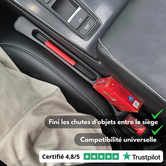 StuffBlock® - Le Rempli-Fente Révolutionnaire qui Empêche Chute de Téléphone, Clés et Pièces entre Siège et Console