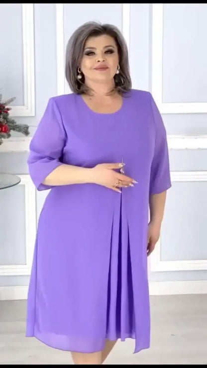 FitDress® - Robe pour femmes grandes tailles, amincissante et fraîche [Payez-en 1 et obtenez-en 2 !]