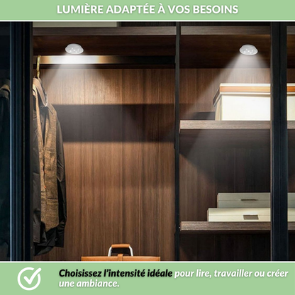 GoodLight® - Lampes LED Adhésives Sans-fil [10 pour le prix de 1]