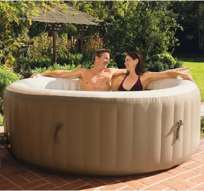 GO SPA® Coleman STR - Jacuzzi avec éclairage LED d'ambiance et jets massants à bulles