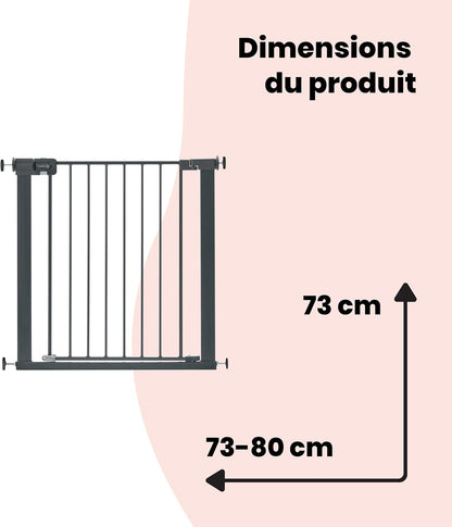 SafeOne® - La Barrière de Sécurité à Pression pour Enfants et Animaux qui se Monte en 60 Secondes