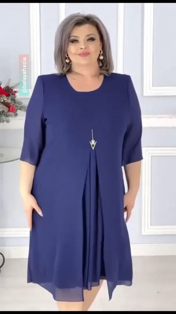 FitDress® - Robe pour femmes grandes tailles, amincissante et fraîche [Payez-en 1 et obtenez-en 2 !]