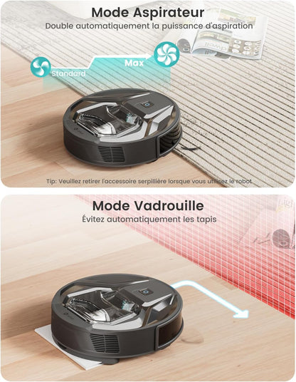RobotClean® - L'Aspirateur Robot Ultra-Puissant qui Élimine 100% des Poils d'Animaux et Poussières