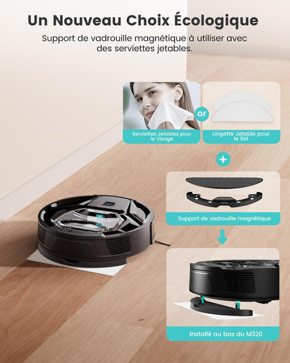 RobotClean® - L'Aspirateur Robot Ultra-Puissant qui Élimine 100% des Poils d'Animaux et Poussières