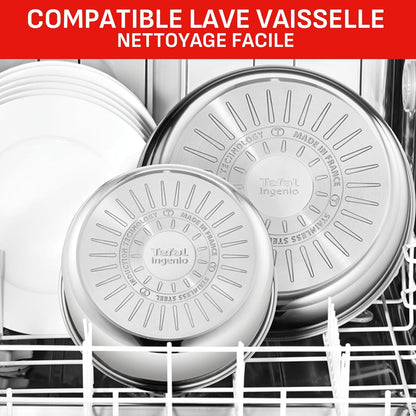 ProChefSet® - Batterie de Cuisine Indestructible en Acier Inoxydable Antiadhésive