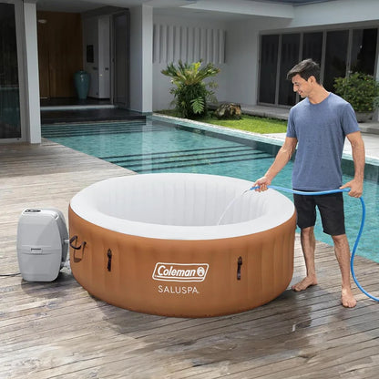 GO SPA® Coleman STR - Jacuzzi avec éclairage LED d'ambiance et jets massants à bulles