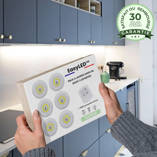 GoodLight® - Lampes LED Adhésives Sans-fil [10 pour le prix de 1]