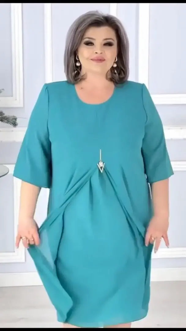 FitDress® - Robe pour femmes grandes tailles, amincissante et fraîche [Payez-en 1 et obtenez-en 2 !]