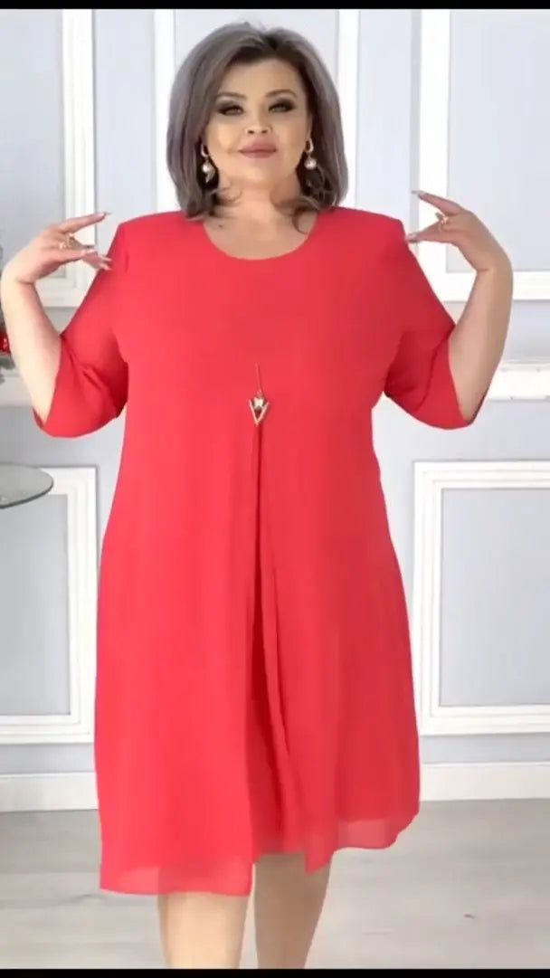 FitDress® - Robe pour femmes grandes tailles, amincissante et fraîche [Payez-en 1 et obtenez-en 2 !]