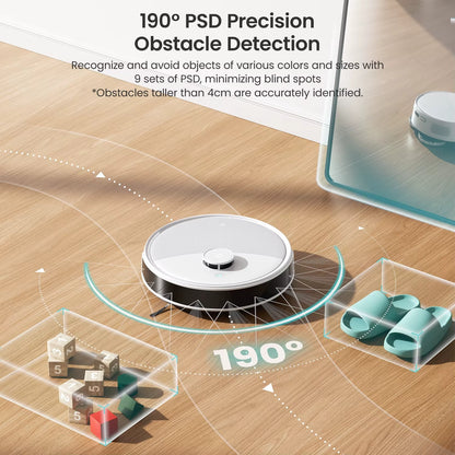 RobotClean® - L'Aspirateur Robot Ultra-Puissant qui Élimine 100% des Poils d'Animaux et Poussières 2FR